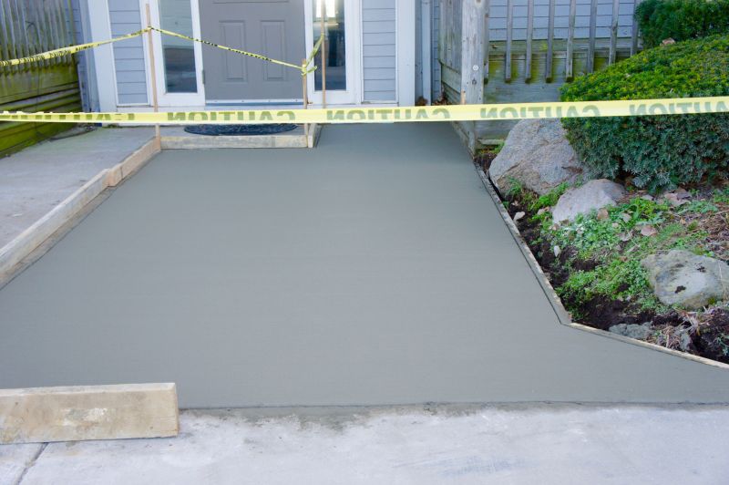 Patio leveling work